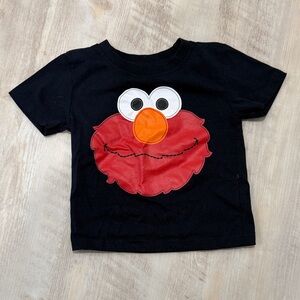 Sesame Street Navy Blue Tee with Elmo Face